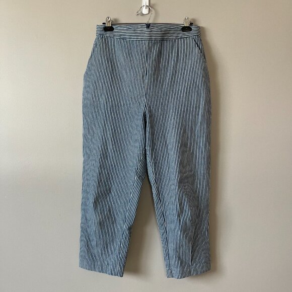 Alpha 60 cropped trousers railroad stripe pants - Picture 8 of 10